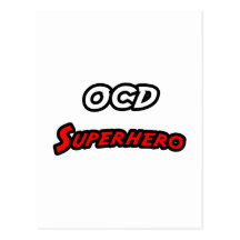 OCD Superhero Postcards