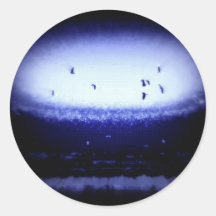 Ocean Autocollant Rond