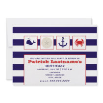 Ocean / Beach / Sailing Birthday Party