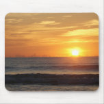 Ocean beach sunrise colour photo mousepad