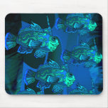 OCEAN BLUE FISH mousepads