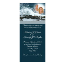 Ocean Blue Wedding Invite