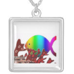 Ocean Christian Fish Symbol - Single fish Necklace