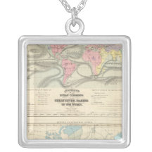 Ocean Currents and the Great River Basins Personalised Necklace