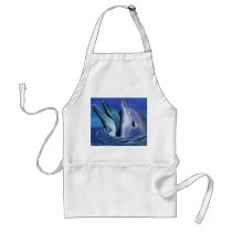 Ocean Dolphin Art Aprons