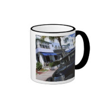 Ocean Drive, Miami Beach Florida Mugs