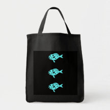 Ocean Glow_Aqua Blue Triple Grouper Bag