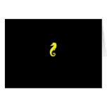 Ocean Glow_Yellow Seahorse cards
