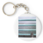 Ocean Pier By Bernadette Sebastiani Keychain