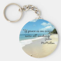 Ocean quote key chain