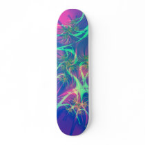 "Ocean Seaweed' Fractal Art Skateboard