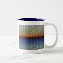 Ocean Sunrise Bubble Wrap Effect Mugs
