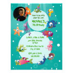 Ocean Theme Children's Birthday Party Invitation
