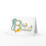Ocean View Birthday Card Template
