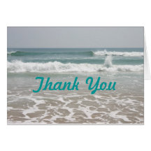 Ocean View Thank You Card