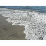 Ocean Water Meet Sand Beach Photo Sculptures