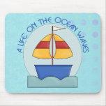 Ocean Waves Mouse Pad