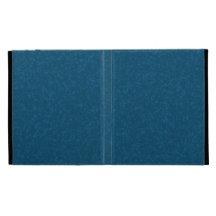 Oceanic Blue Mottled Pattern iPad Folio Case