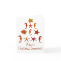 Ocean's Christmas Ornaments cards
