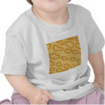 Ocelot Animal Print Pattern, Brown and Tan Colours T-shirts