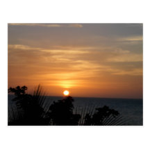 Ocho Rios Sunset in Jamaica Post Cards