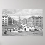 O'Connell Street Vintage Dublin Ireland Poster