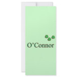 O'Connor Family rack cards