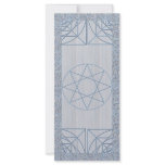 Octagram in Blue rack cards