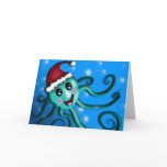 Octo Claus, greeting card