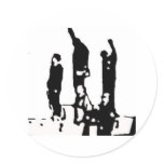 October 16th 1968 Mexico City stickers