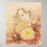 October Rose Print
