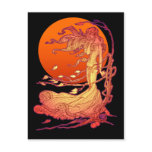 October Wind Postcard