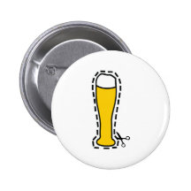 octoberfest cutout wheat beer bavaria button