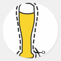 octoberfest cutout wheat beer bavaria sticker