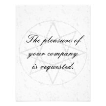 Octogram in Grey Personalized Invitations