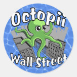 Octopii Wall Street - Occupy Wall St! Sticker