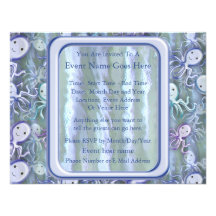 Octopus Adventure Invitations