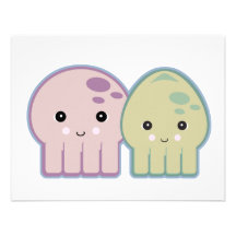 octopus and squid pals personalised announcements