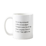 Octopus - fun line drawing happy art logo design mugs