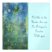 Octopus Garden Custom Invitation