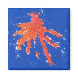 octopus in deep dark water-magnet