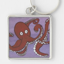 Octopus Keychain