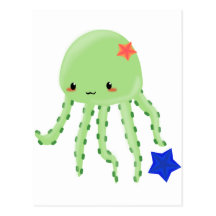 octopus post cards