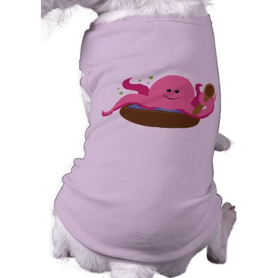 Octopus Soup Pet Tshirt by toxiferous