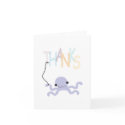 Octopus Thank You Card
