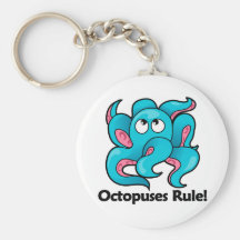 Octopuses Rule! Keychains