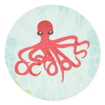 Octopuss Round Sticker