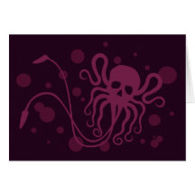 OctoSkull Greeting Card