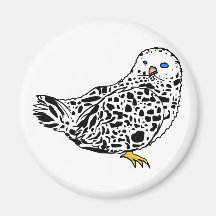Oda Owl Refrigerator Magnets