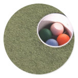 Odd Balls Round Sticker